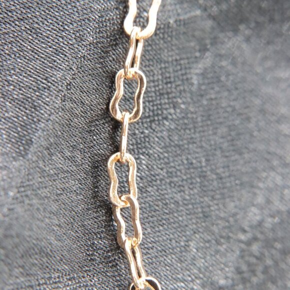 Rose Gold Chain Necklace Gold Plated Dainty Unisex Jewelry, XPNL0002 - Picture 12 of 12